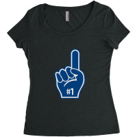 Foam Finger Women's Triblend Scoop T-shirt | Artistshot