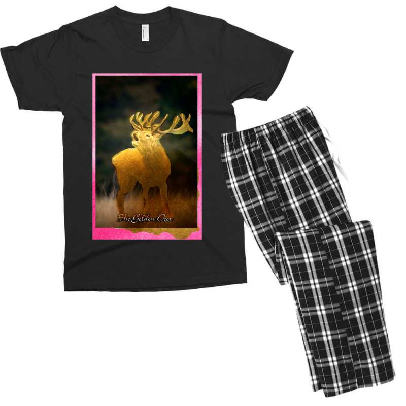 The Golden Deer (by Acci) Men's T-shirt Pajama Set | Artistshot