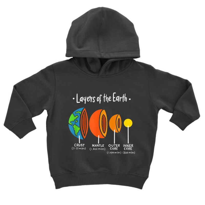 Layers Of Earth Geology Science   Geologist   Great Geology T Shirt Toddler Hoodie | Artistshot