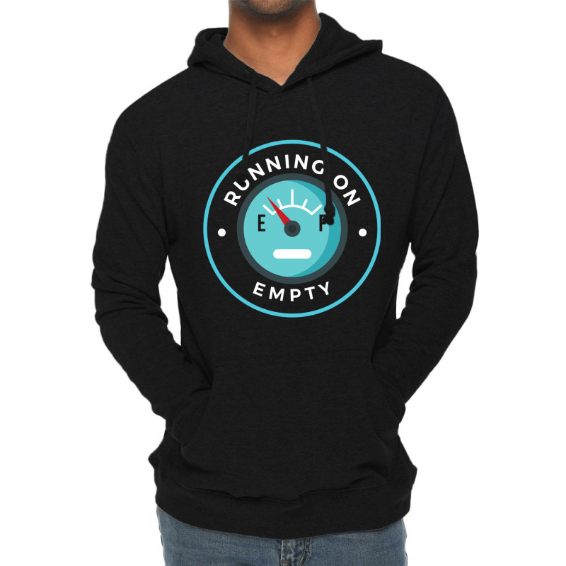 Running On Empty Lightweight Hoodie by cm-arts | Artistshot