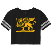 Republic Of Venice Flag St. Mark Lion Sword Book Scorecard Crop Tee | Artistshot