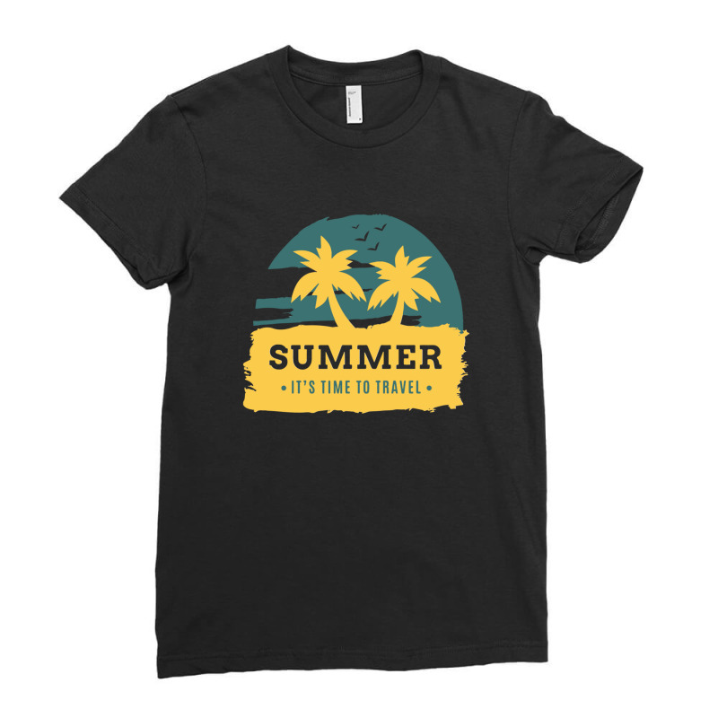 Summer   Ime O Ravel Ladies Fitted T-Shirt by LaDonnaOesterle | Artistshot