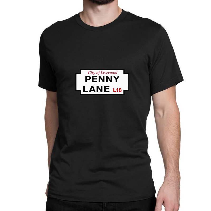 Penny Lane Sign Classic T-shirt | Artistshot