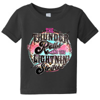 The Thunder And The Lightning Western Rolls And Strikes T Shirt Baby Tee | Artistshot