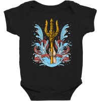 Poseidon Trident Ancient Greek God Mythology Greek Myths T Shirt Baby Bodysuit | Artistshot