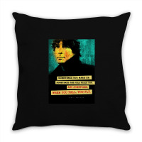 Neil Gaiman Quote, Neil Gaiman Quote Art, Neil Gaiman Quote Vintage, N Throw Pillow | Artistshot