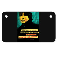 Neil Gaiman Quote, Neil Gaiman Quote Art, Neil Gaiman Quote Vintage, N Motorcycle License Plate | Artistshot