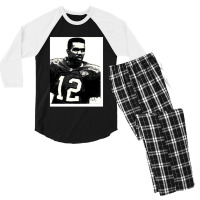 Randall Cunningham Men's 3/4 Sleeve Pajama Set | Artistshot