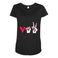 Love Fight Win Belarus Maternity Scoop Neck T-shirt | Artistshot