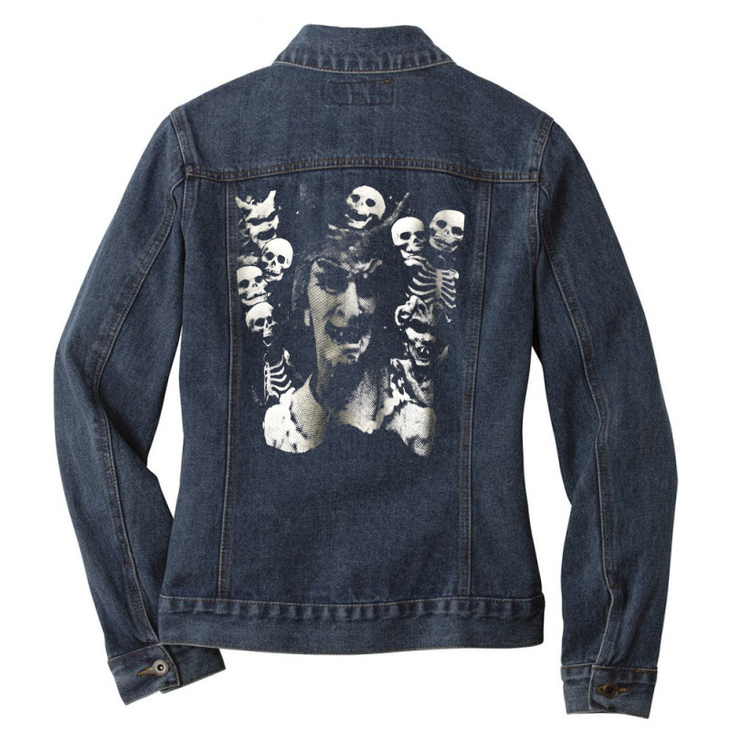 Archaic Smile, The Archaic Smile, Archaic Smile Art,archaic Smile Vint Ladies Denim Jacket by SHOPOOS444 | Artistshot