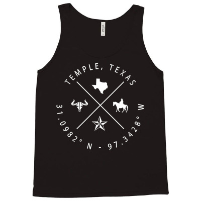 Temple Texas T Shirt Vintage Tx Emblem Tank Top Designed By Mleczynskishae