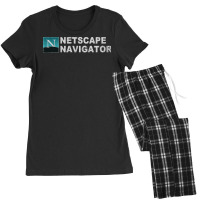 Netscape Navigator, Netscape Navigator Art, Netscape Navigator Vintage Women's Pajamas Set | Artistshot