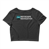 Netscape Navigator, Netscape Navigator Art, Netscape Navigator Vintage Crop Top | Artistshot