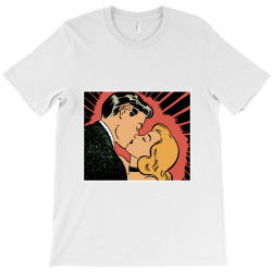 comic book kiss T-Shirt | Artistshot