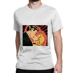comic book kiss Classic T-shirt | Artistshot