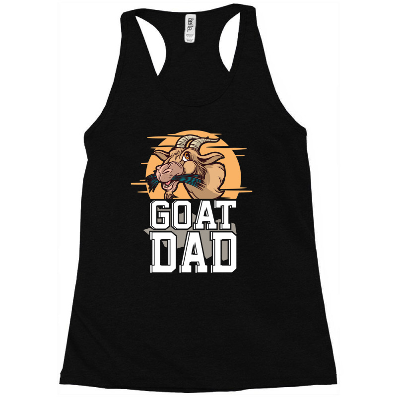 Goat Dad Goat Lover Racerback Tank | Artistshot
