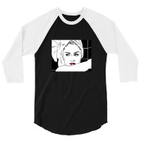 The Material Girl Stepping Out Of The Shower 3/4 Sleeve Shirt | Artistshot