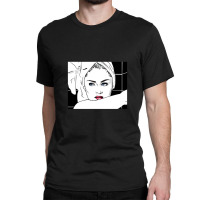 The Material Girl Stepping Out Of The Shower Classic T-shirt | Artistshot