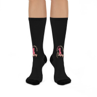 Rock Climber Boulder This Girl Loves Rock Climbing Crew Socks | Artistshot