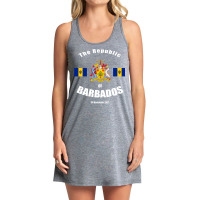 The Republic Of Barbados National Pride Barbadian Love T Shirt Tank Dress | Artistshot