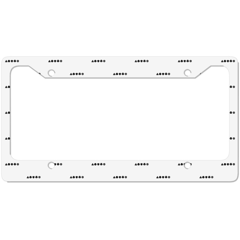 Platonic Solids Building Blocks Of Life Mathematics License Plate Frame | Artistshot