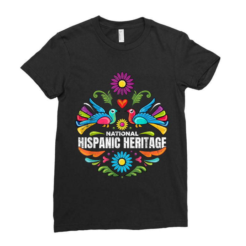 Hispanic Heritage Month Ladies Fitted T-Shirt by cm-arts | Artistshot