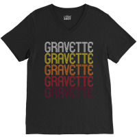 Gravette, Ar Vintage Style Arkansas V-neck Tee | Artistshot