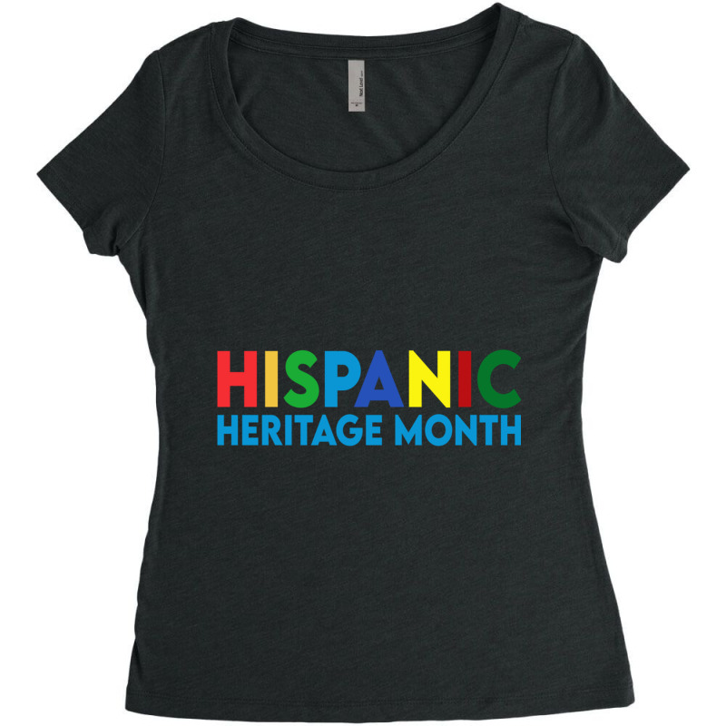 Hispanic Heritage Month 2022 Women's Triblend Scoop T-shirt by cm-arts | Artistshot