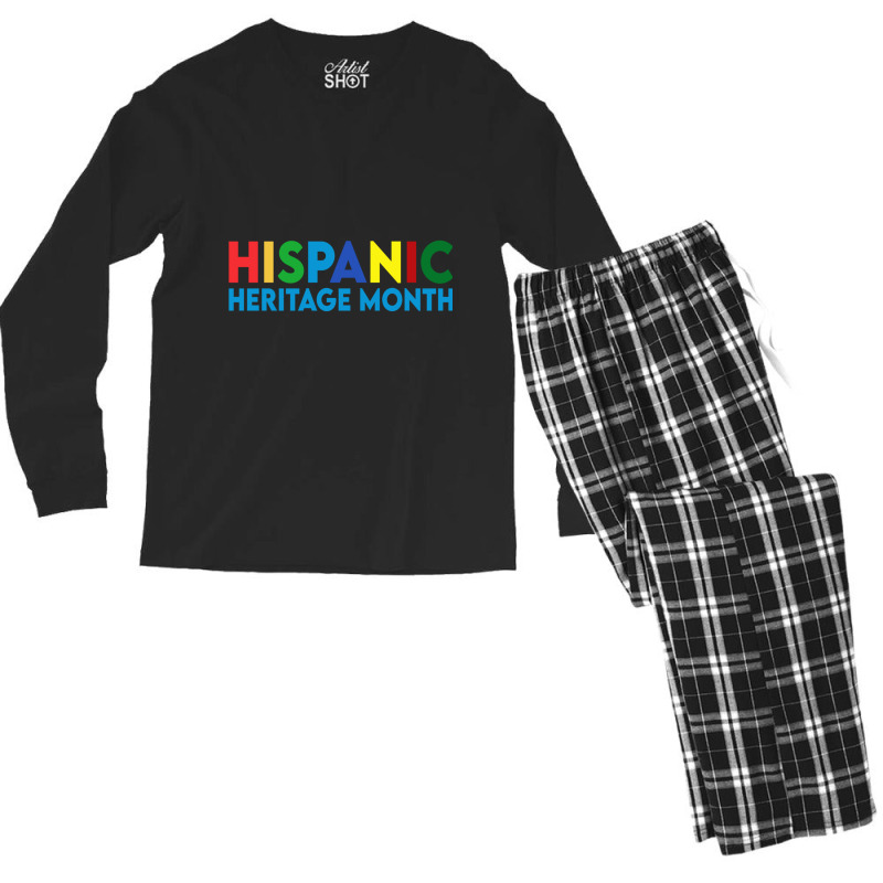 Hispanic Heritage Month 2022 Men's Long Sleeve Pajama Set by cm-arts | Artistshot