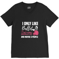 I Only Like Ballet Unicorns And Maybe 3 People   Cute Girly Ballet Dan V-neck Tee | Artistshot