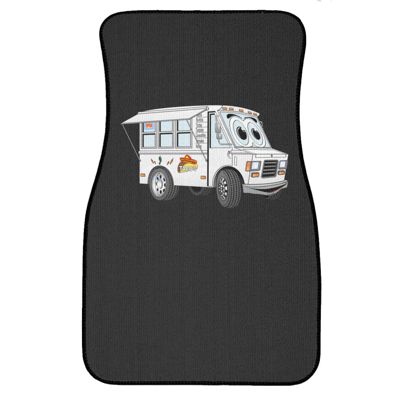 Taco Mini Van Cartoon Front Car Mat by MarkGoulas | Artistshot