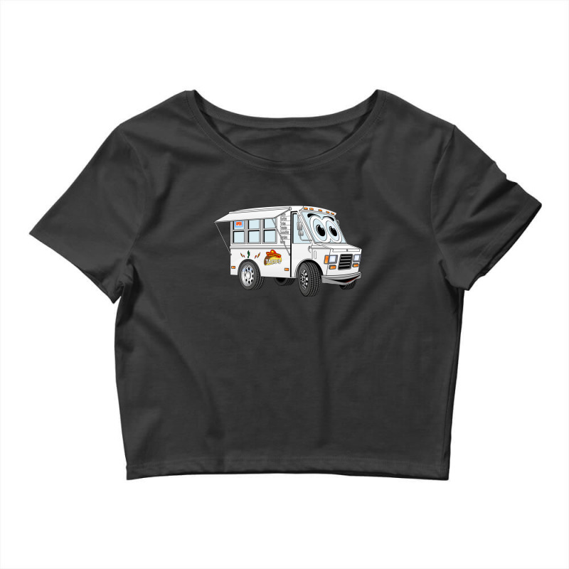 Taco Mini Van Cartoon Crop Top by MarkGoulas | Artistshot