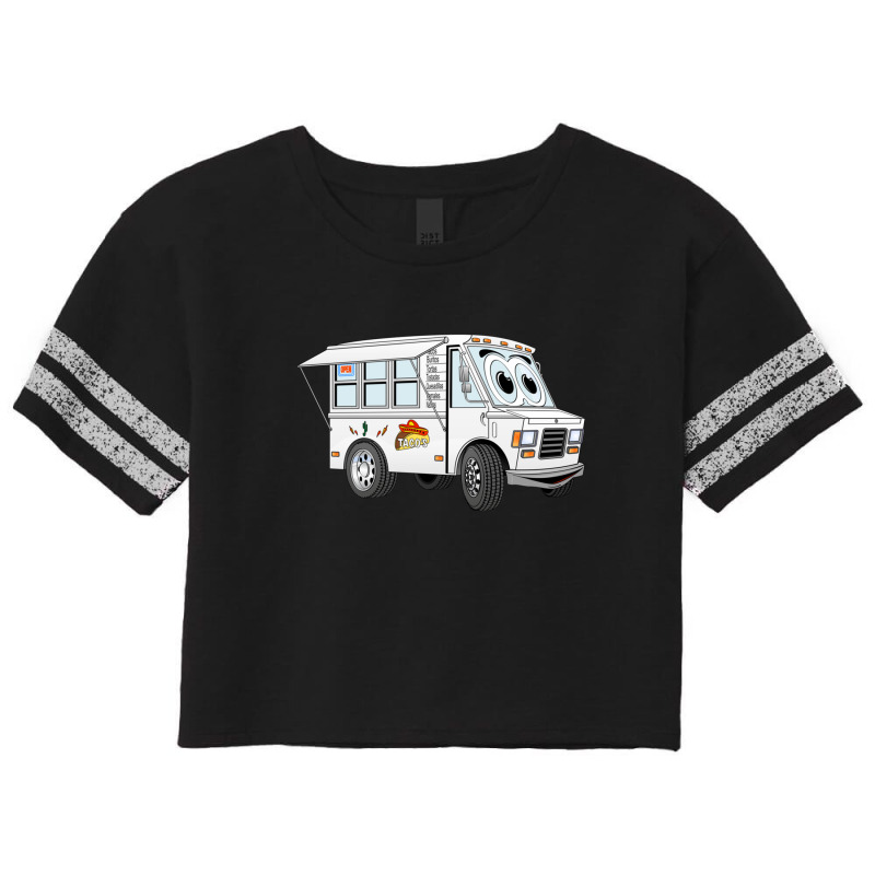 Taco Mini Van Cartoon Scorecard Crop Tee by MarkGoulas | Artistshot