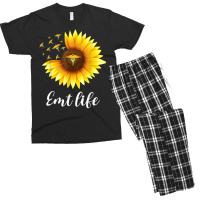 Sunflower Emt Life Ems Emergency Medical Technician Medic T Shirt Men's T-shirt Pajama Set | Artistshot