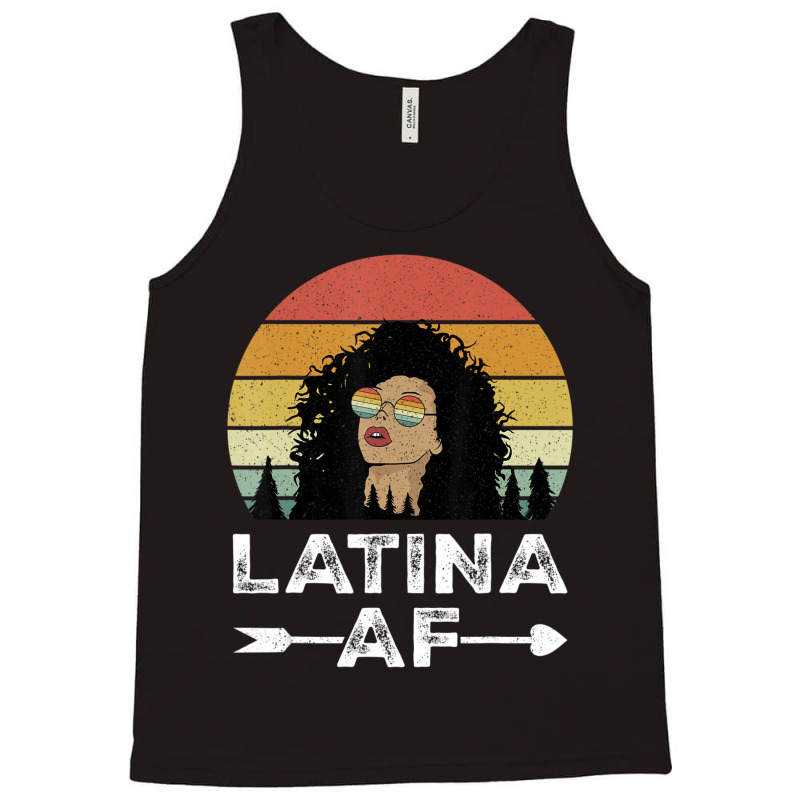 Retro Latina Af Vintage Latinas For Latino Women Tank Top by Adcock Salmon | Artistshot