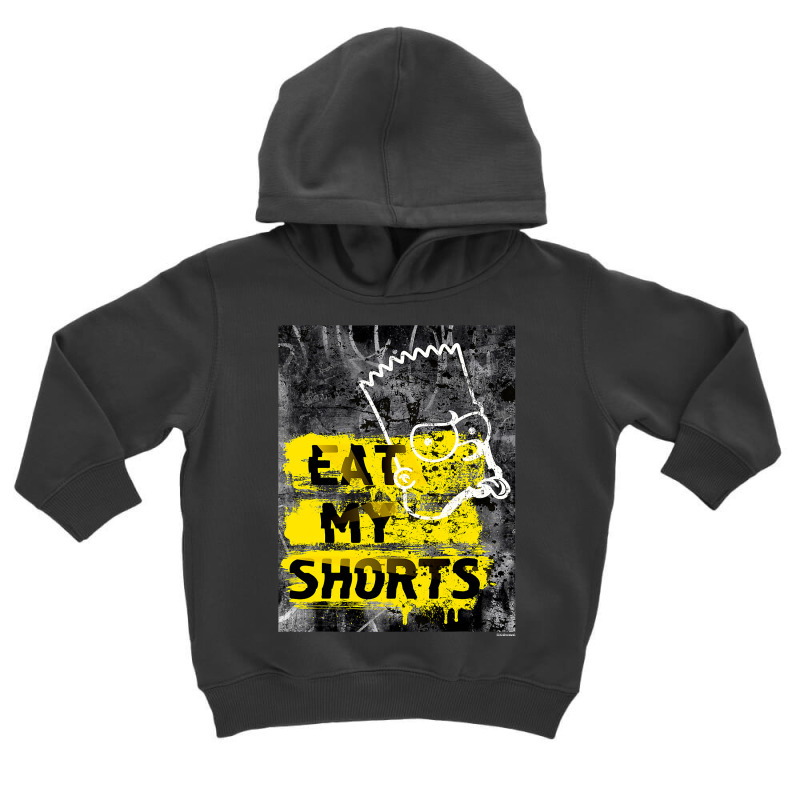 The Simpsons Bart Simpson Eat My Shorts Graffiti T Shirt Toddler Hoodie by MleczynskiShae | Artistshot