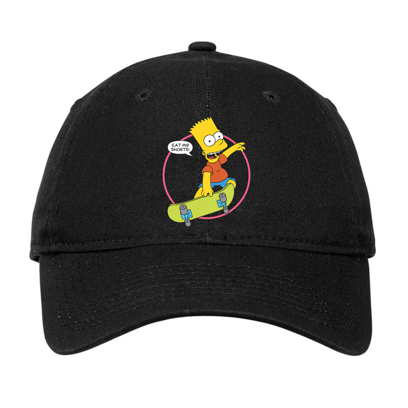 The Simpsons Bart Simpson Eat My Shorts T Shirt Adjustable Cap by MleczynskiShae | Artistshot