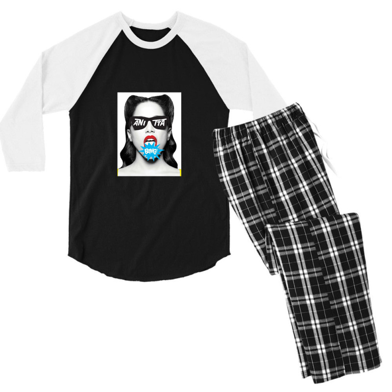 The Bang !!! Anitta Poster Men's 3/4 Sleeve Pajama Set | Artistshot