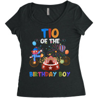 Tio Of The Birthday Boy Ringmaster Circus Birthday Party T Shirt Women's Triblend Scoop T-shirt | Artistshot