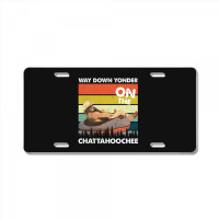 Vintage Way Down Yonder On The Chattahoochee Gift Men Women License Plate | Artistshot