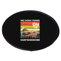 Vintage Way Down Yonder On The Chattahoochee Gift Men Women Oval Patch | Artistshot