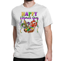 Happy Mardi Gras Fleur De Lis King Cake Crawfish Classic T-shirt | Artistshot