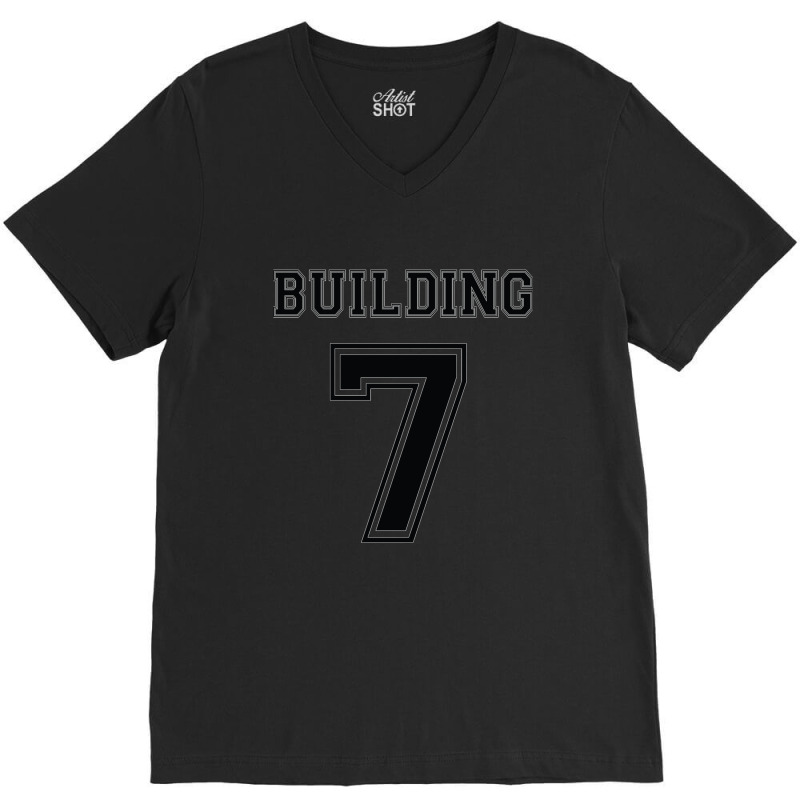 Building 7 Controlled Demolition V-neck Tee | Artistshot