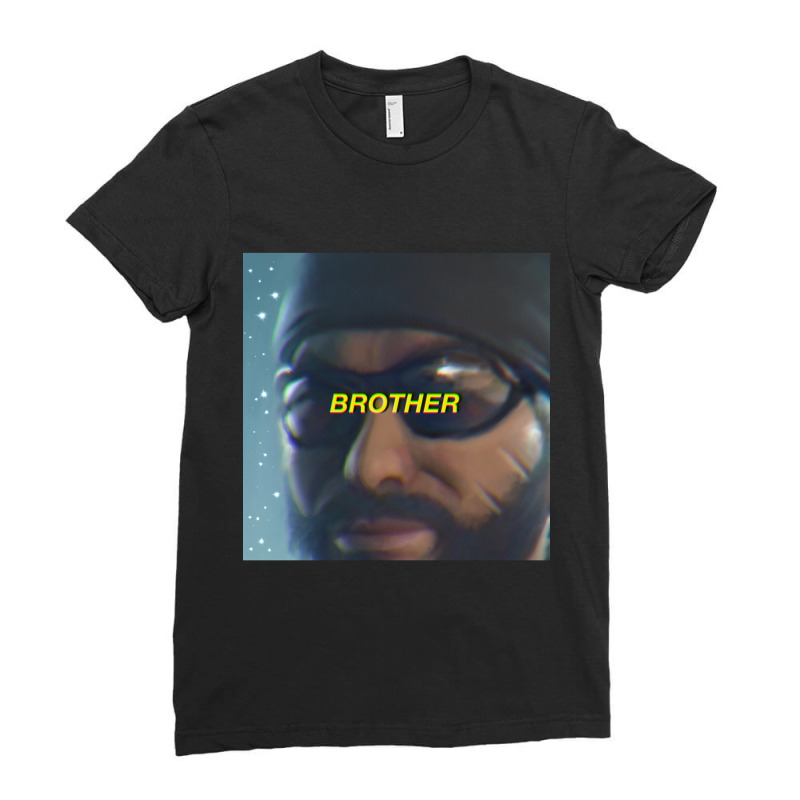 Drifter Says _b R O T H E R_ But With Style Ladies Fitted T-Shirt by ERNIEHERNANDEZ | Artistshot