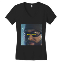 Drifter Says _b R O T H E R_ But With Style Women's V-neck T-shirt | Artistshot