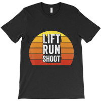 Retro Lift Run Shoo Fitness Gym Workout Vintage T-shirt | Artistshot