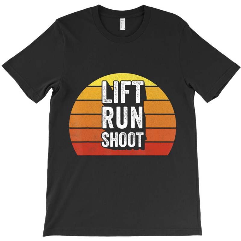 Retro Lift Run Shoo Fitness Gym Workout Vintage T-Shirt by Adcock Salmon | Artistshot