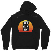 Retro Lift Run Shoo Fitness Gym Workout Vintage Unisex Hoodie | Artistshot