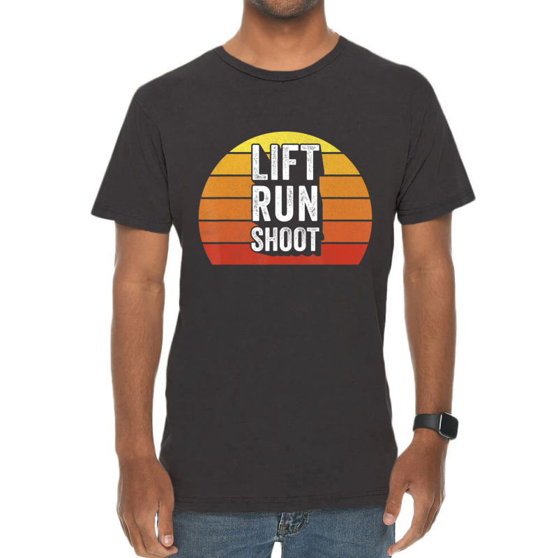 Retro Lift Run Shoo Fitness Gym Workout Vintage Vintage T-Shirt by Adcock Salmon | Artistshot