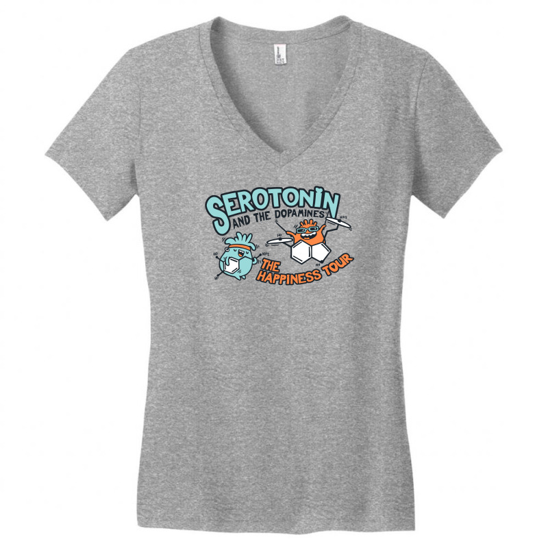 Serotonin & The Dopamines Women's V-Neck T-Shirt by sayasiti | Artistshot